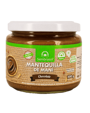 MANTEQUILLA DE MANI DE CHOCOLATE 200G 